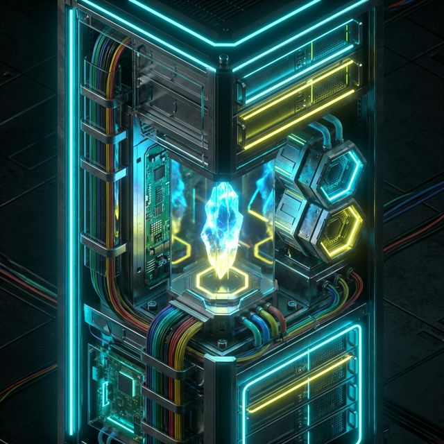 Cyberpunk Server Rack